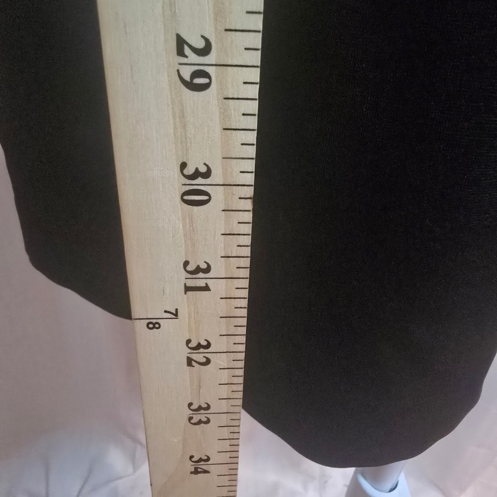 COS Black Structured Short Sleeve‎ Dress Pleated Shoulder Minimalist Size M - Picture 8 of 10